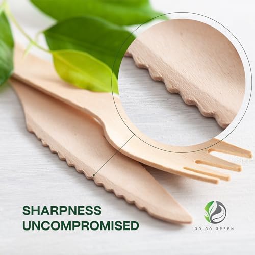 100 compostable cutlery set - 300 pieces