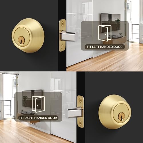 Round Design Door Deadbolt with Keys