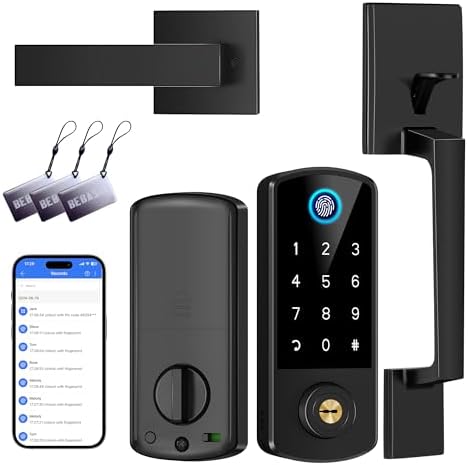 BEBASIA Keyless Entry Door Lock Deadbolt Set