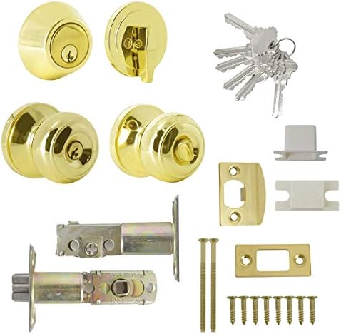 Secure Entry Knobs Set for Home Security