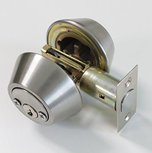 Probrico Satin Nickel Double Cylinder Deadbolt