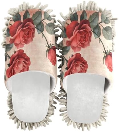 Burbuja Valentine Roses Mop Slippers Good for Daily Use