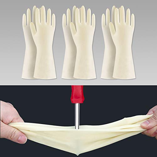BOOMJOY Heavy Duty Nitrile Cleaning Gloves for Strong Hands