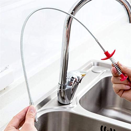 6-Piece Stainless Steel Drain Clog Remover Tool Set