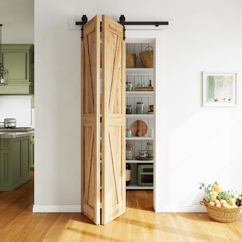 Reliable Bi-Folding Door Hardware Kit for Rust-Resistant Storage