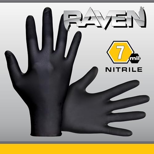 AmazonBasics Nitrile Powder-Free Disposable Gloves X-Large Case