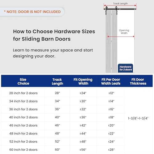 Reliable Bi-Folding Door Hardware Kit for Rust-Resistant Storage
