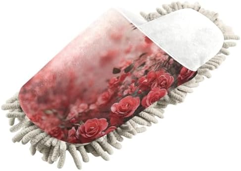Burbuja Valentine Roses Microfiber Mop Slippers Unisex