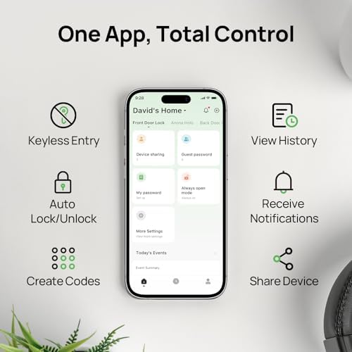 Anona Holo Wi-Fi Smart Lock Secure your home easily