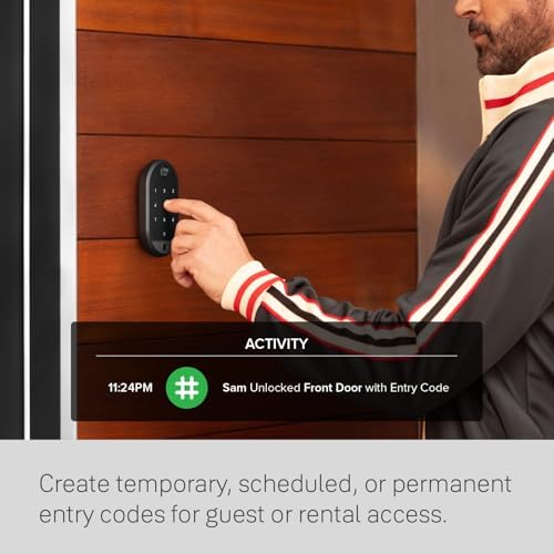 Yale August Wi-Fi Smart Lock with Keypad Touch Black