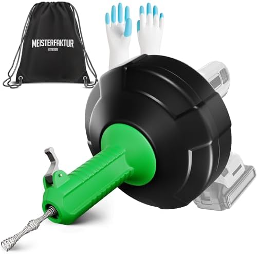 MEISTERFAKTUR 50FT Drain Snake with Automatic Feed