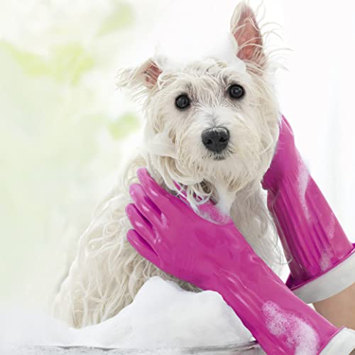 Safe Hands glove to handle any mess rubber gloves