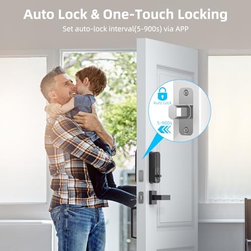 Secure Front Door Lock Set with Smart Features