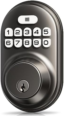 Veise Keyless Entry Door Lock Matte Black