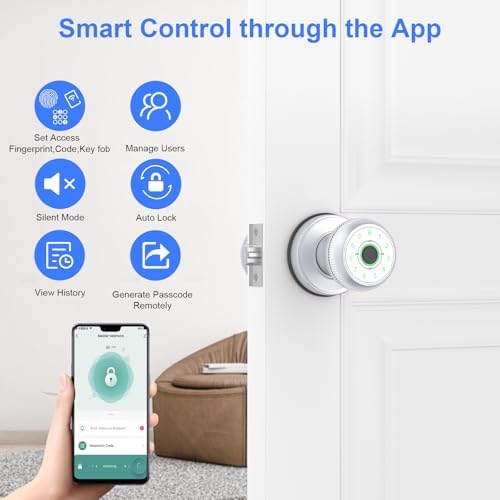 Smart Fingerprint Door Lock - Remote Secure