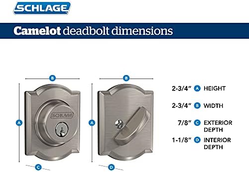 SCHLAGE Reliable Door Lock Compact and Durable