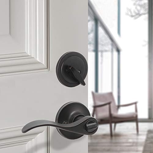 Wave Entry Door Lever Set by Gobrico