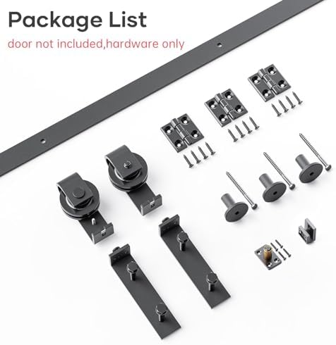 EaseLife 36 Bi-Folding Sliding Barn Door Hardware Track Kit