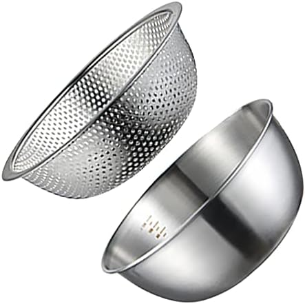 Hemoton 2-Piece Salad Mixing Bowl Set