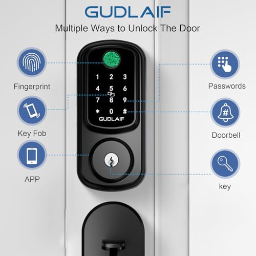 Smart Keyless Entry Door Lock Set with Alexa Integration