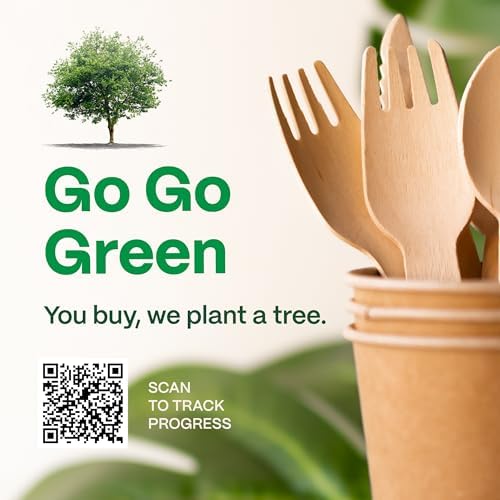 100 compostable cutlery set - 300 pieces
