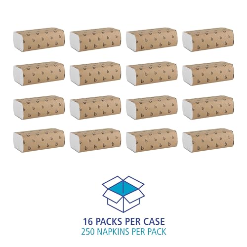 Boardwalk B6200 9x945 1-Ply Multifold Paper Towels - White 16-Pack
