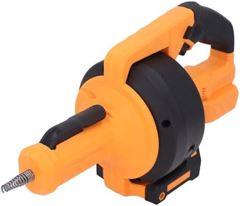 Cordless Electric Auger Lithium Pipe Snake with Automatic Feed