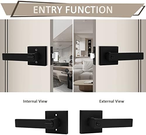 Secure Door Lock Set with 3 Keys