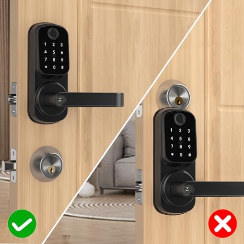 Ironzon Keyless Entry Door Lock with Handle