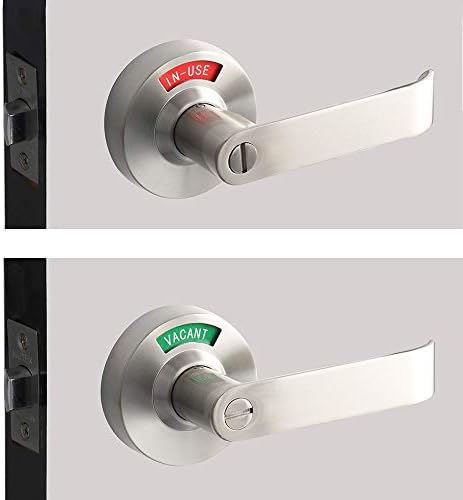 Bathroom Privacy Lever Lock with Illuminated Door Indicator for Restrooms