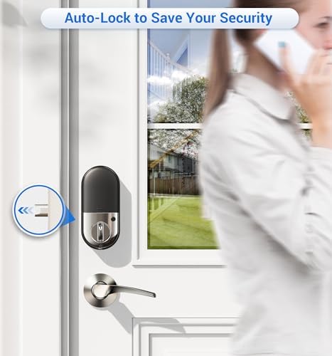 Veise Smart Door Lock Set with fingerprint keyless entry and app control