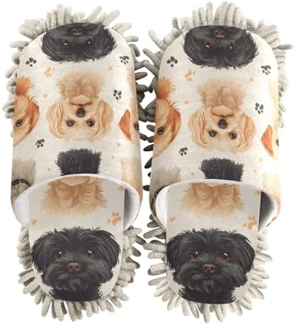 Premium Microfiber Cleaning Slippers for Easy Floor Maintenance