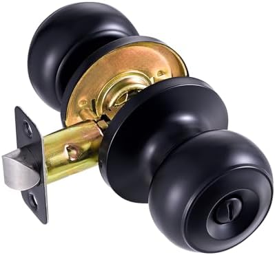 Black Modern Door Knob