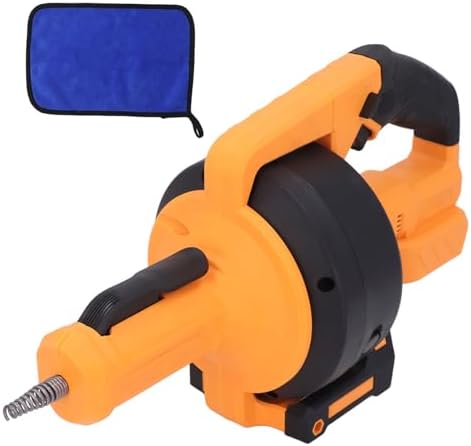 Cordless Electric Auger Lithium Pipe Snake with Automatic Feed