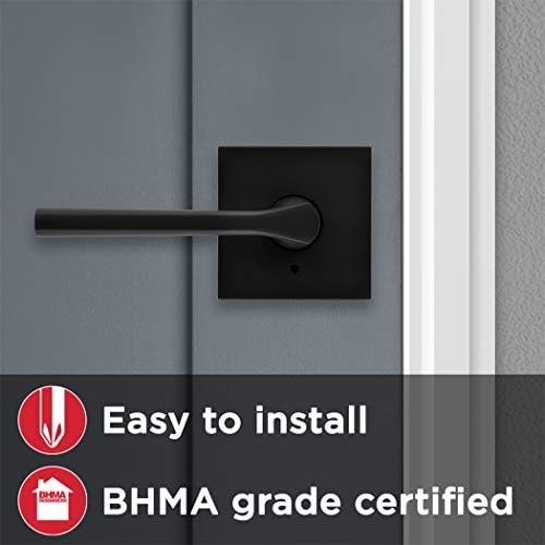 Enhance Security with Kwikset 91550-034 Matte Black Door Lever