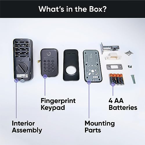 Fingerprint and Keypad Deadbolt Lock for Smart Home security