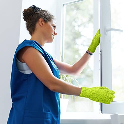 Dust-Free mittens reusable microfiber gloves for women 3 pairs