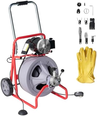 Seamless 100FT x 38 Drain Cleaner for 24 Pipes
