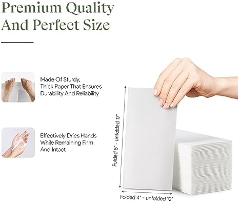 Luxury Linen-Effect Disposable Towels for Home Hospitality