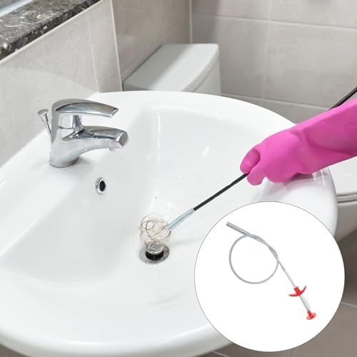 Drain Cleaner Sink Stick Reusableposable - Kitchen Bathroom Sink Remover StandUp Steel Drain Pp