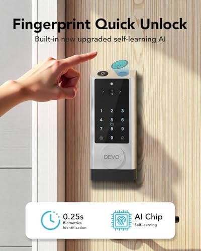 Devo Smart Door Lock with Camera Doorbell