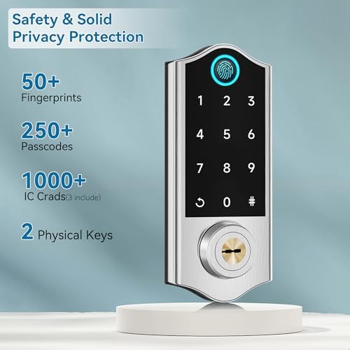 Harfo Fingerprint Smart Door Lock with Handle Set