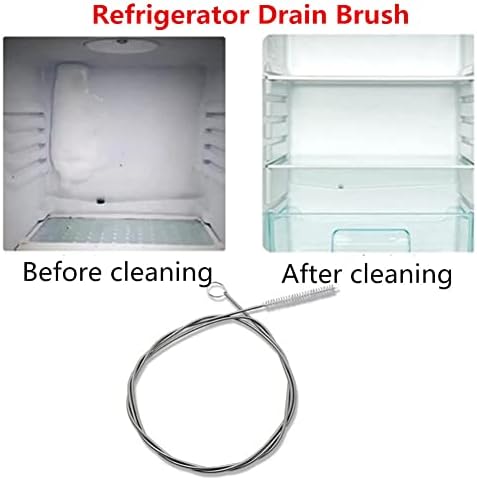 Stainless Steel Drain Pipe Cleaner Brush 60-inch 2 Pack
