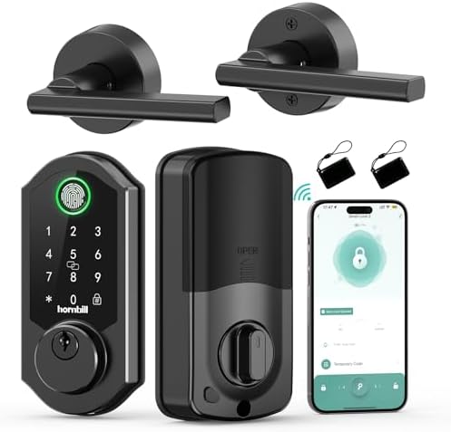 Smart Front Lock Set Fingerprint Smart Tech for Home Security