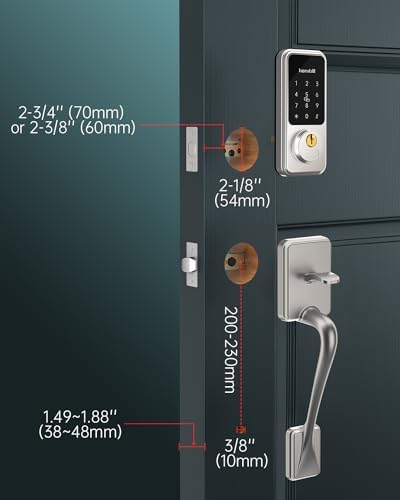 Hornbill Smart Front Door Lock Set - 10X Smart Features