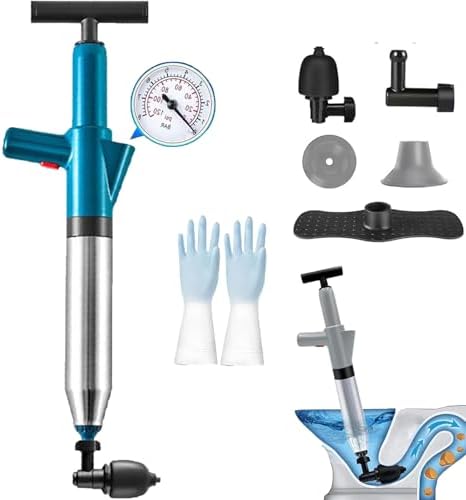 Powerful Pneumatic Toilet Plunger for Efficient Drain Cleaning