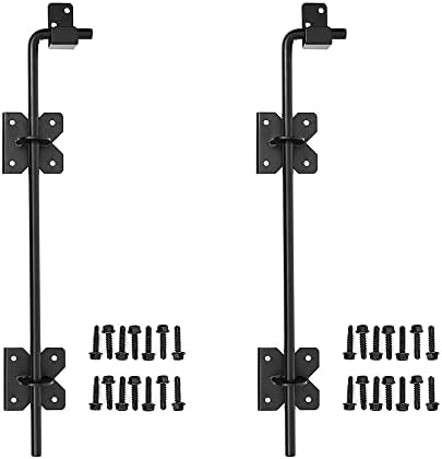 24 Heavy-Duty cane bolt for outdoor gates