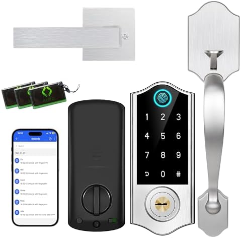 Harfo Fingerprint Smart Door Lock with Handle Set
