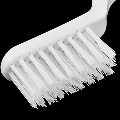 2 x Plastic Handle Bathroom Strainer Drain Cleaning Brush Set