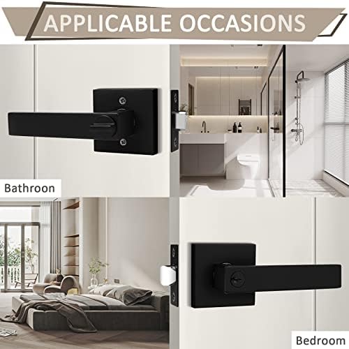 Secure Door Lock Set with 3 Keys